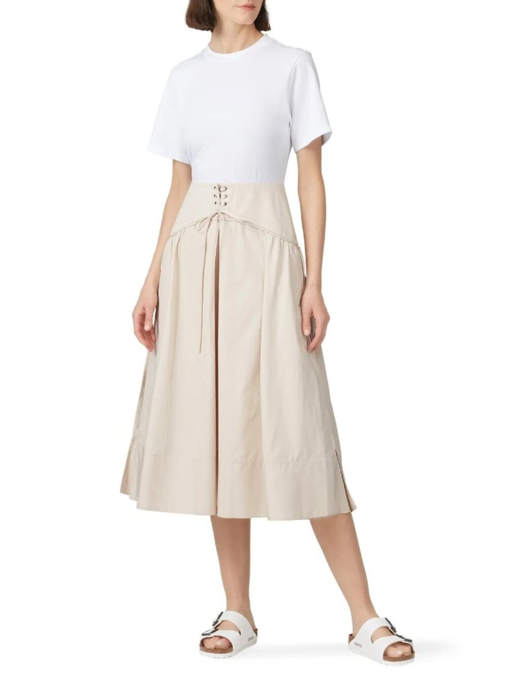 N-23. 3.1 Philllip Lim Corset Skirt T-Shirt Dress US 6 - Picture 1 of 1
